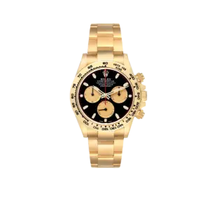 Rolex Daytona Rose Gold Black Dial Mens Watch 116515