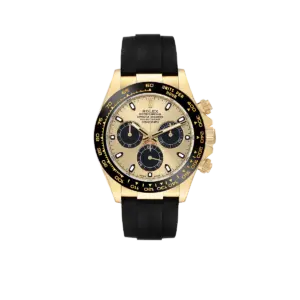 Rolex Daytona Pikachu Yellow Gold Champagne Dial Mens Watch 116518