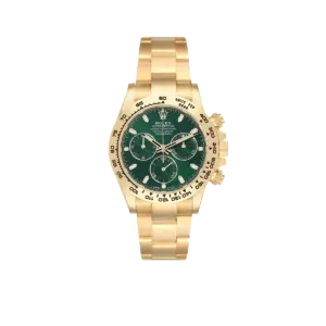 Rolex Daytona Yellow Gold John Mayer Green Dial Mens Watch 116508