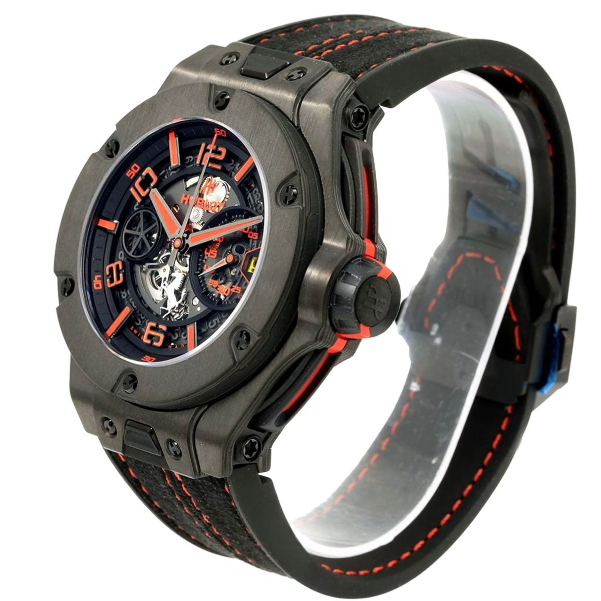 Hublot Ferrari Unico Carbon Limited Edition Mens Watch 402.QU.0113.WR - Image 4