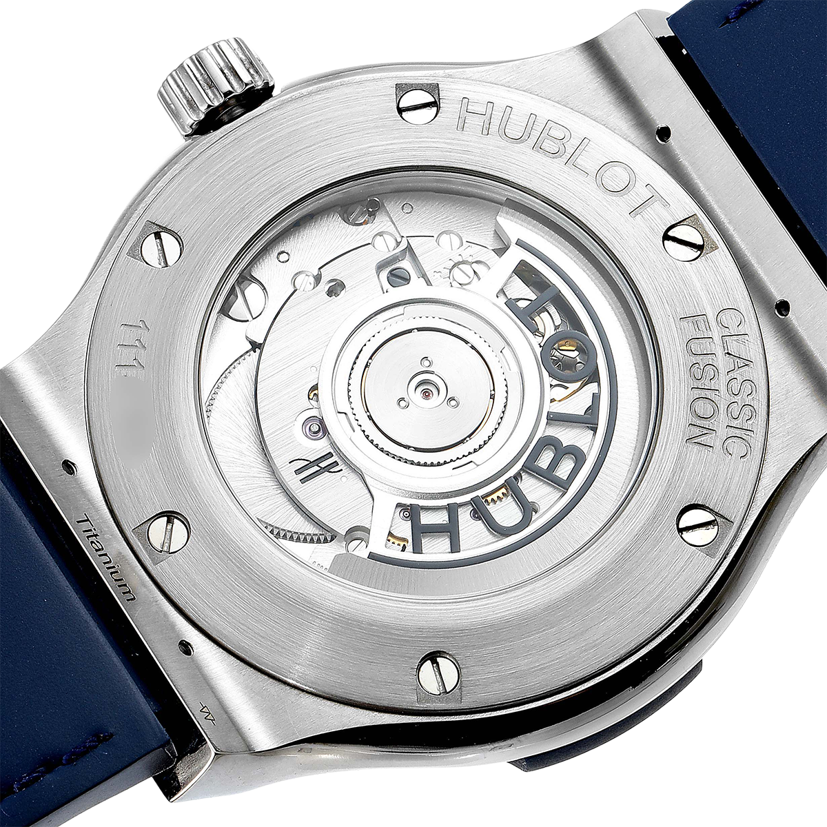 Hublot Classic Fusion Titanium 42mm Blue Dial Mens Watch 542.NX.7170.LR - Image 7