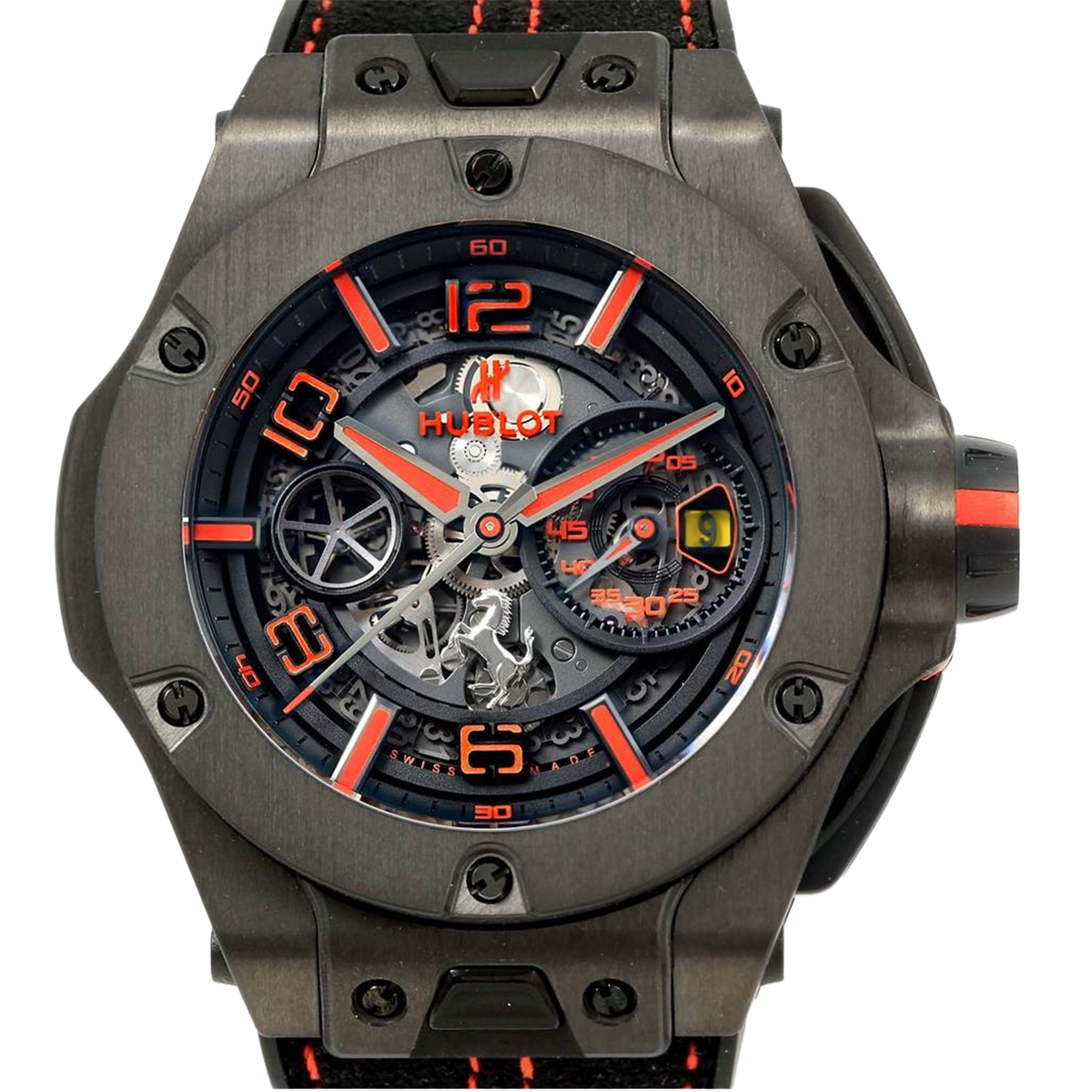 Hublot Ferrari Unico Carbon Limited Edition Mens Watch 402.QU.0113.WR - Image 2