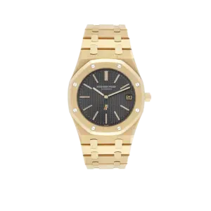 Audemars Piguet Royal Oak Jumbo Yellow Gold Grey Dial Mens Watch 5402BA