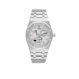Audemars Piguet Royal Oak Dual Time Power Reserve Mens Watch 26120ST