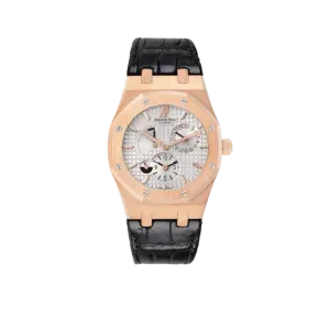 Audemars Piguet Royal Oak Dual Time Rose Gold Mens Watch 26120OR