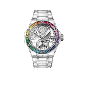 Hublot Big Bang Integrated Tourbillon Full Sapphire Rainbow 43mm 455.JX.0120.JX.4099