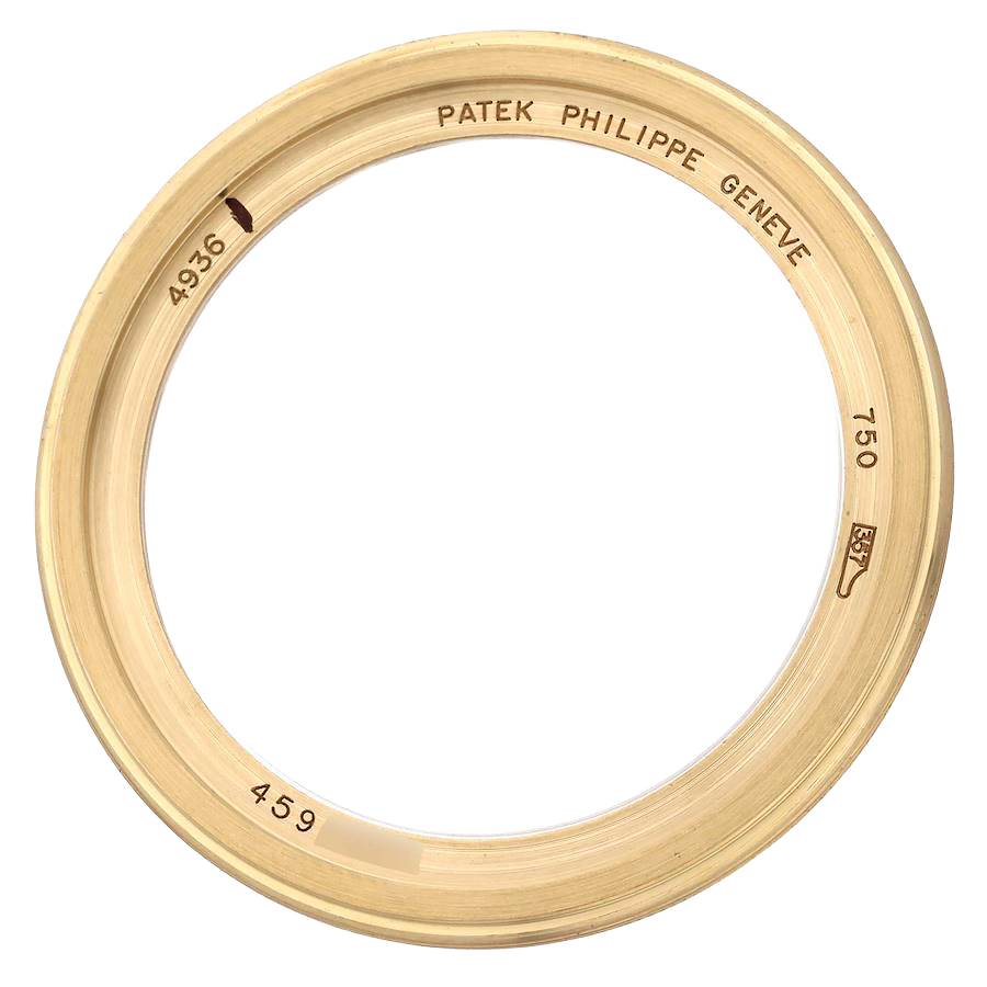 Patek Philippe Annual Calendar Yellow Gold MOP Diamond Watch 4936J - Image 7