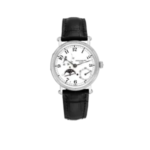 Patek Philippe Complications Moonphase White Gold Mens Watch 5015G-001