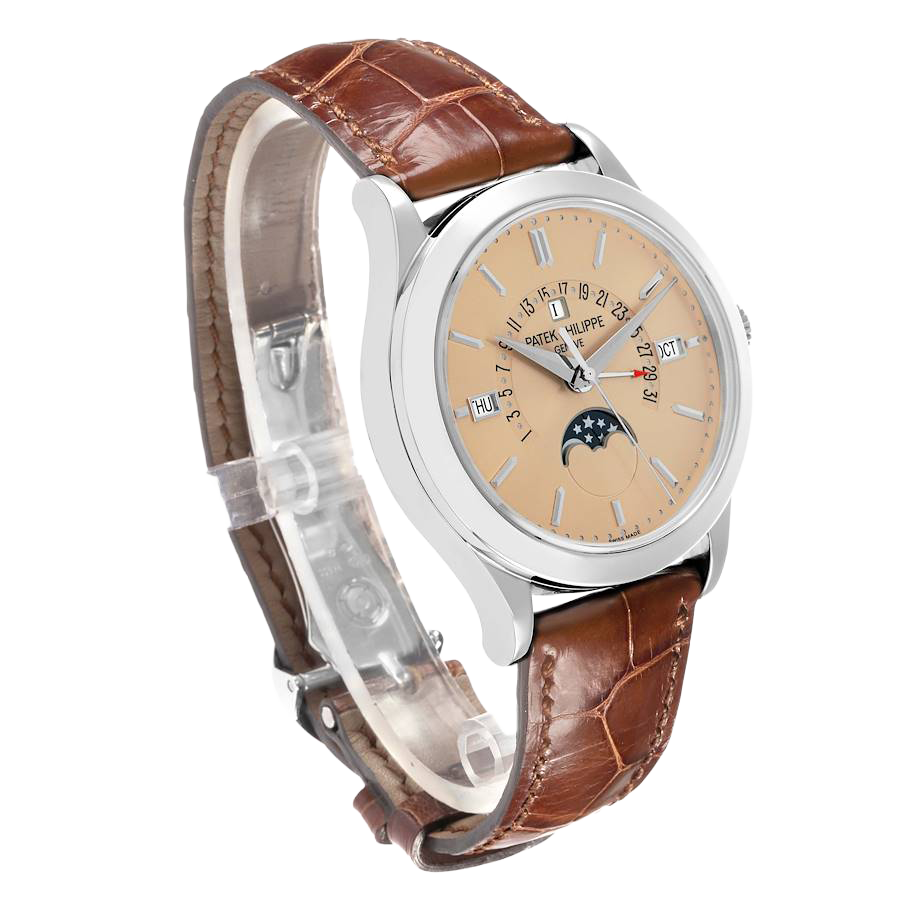 Patek Philippe Complications Perpetual Calendar Platinum Mens Watch 5496P - Image 4