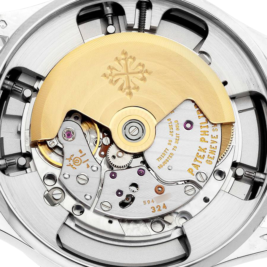 Patek Philippe Complications Perpetual Calendar Platinum Mens Watch 5496P - Image 6