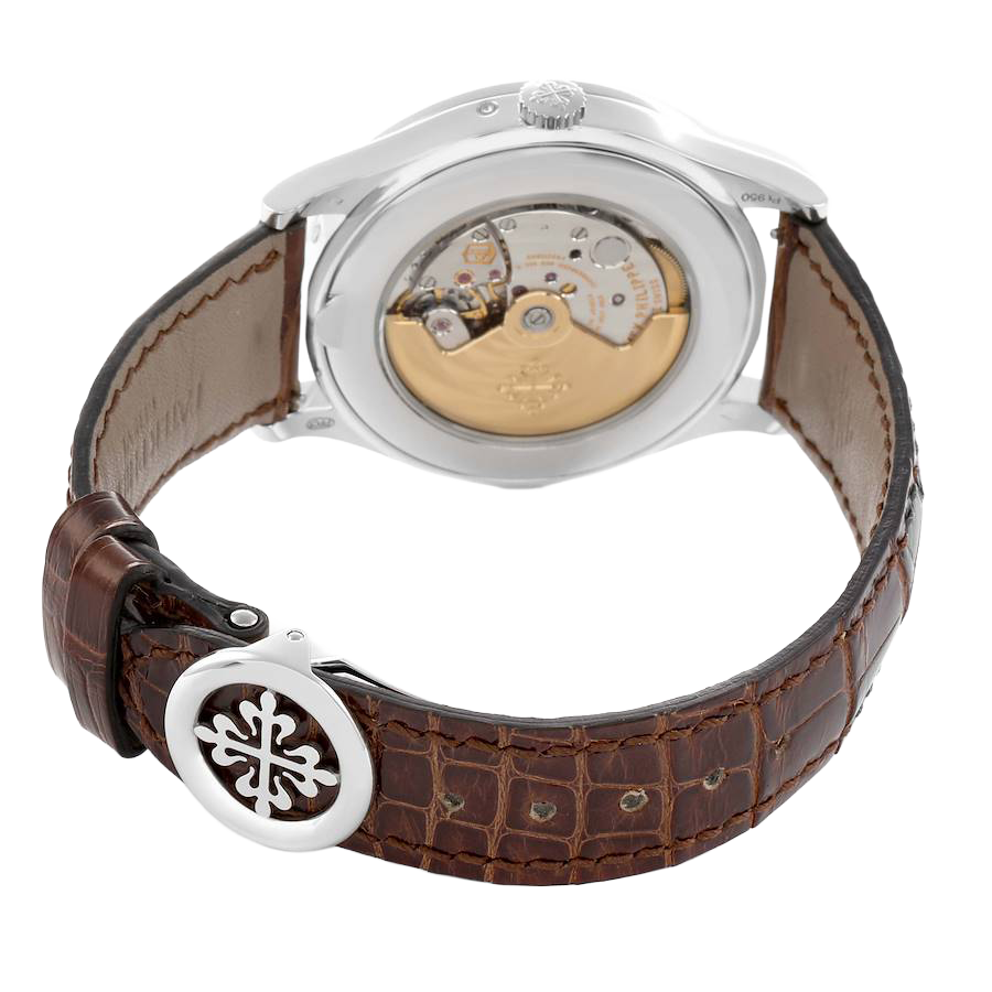 Patek Philippe Complications Perpetual Calendar Platinum Mens Watch 5496P - Image 8
