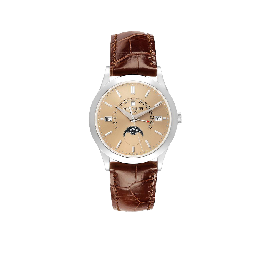 Patek Philippe Complications Perpetual Calendar Platinum Mens Watch 5496P