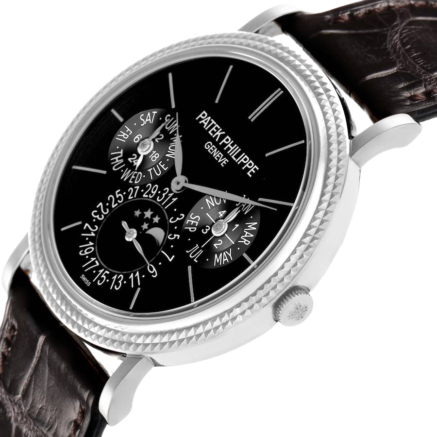 Patek Philippe Grand Complication Perpetual Calendar White Gold Mens Watch 5139G - Image 3