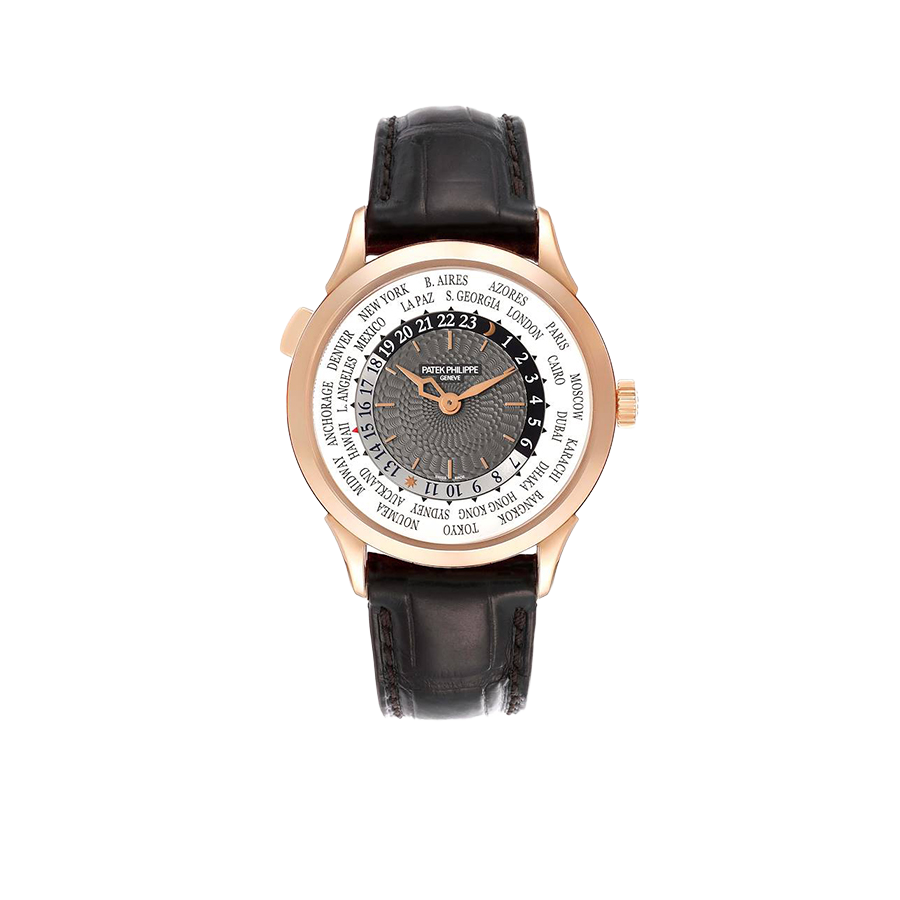 Patek Philippe World Time Complications Rose Gold Mens Watch 5230R