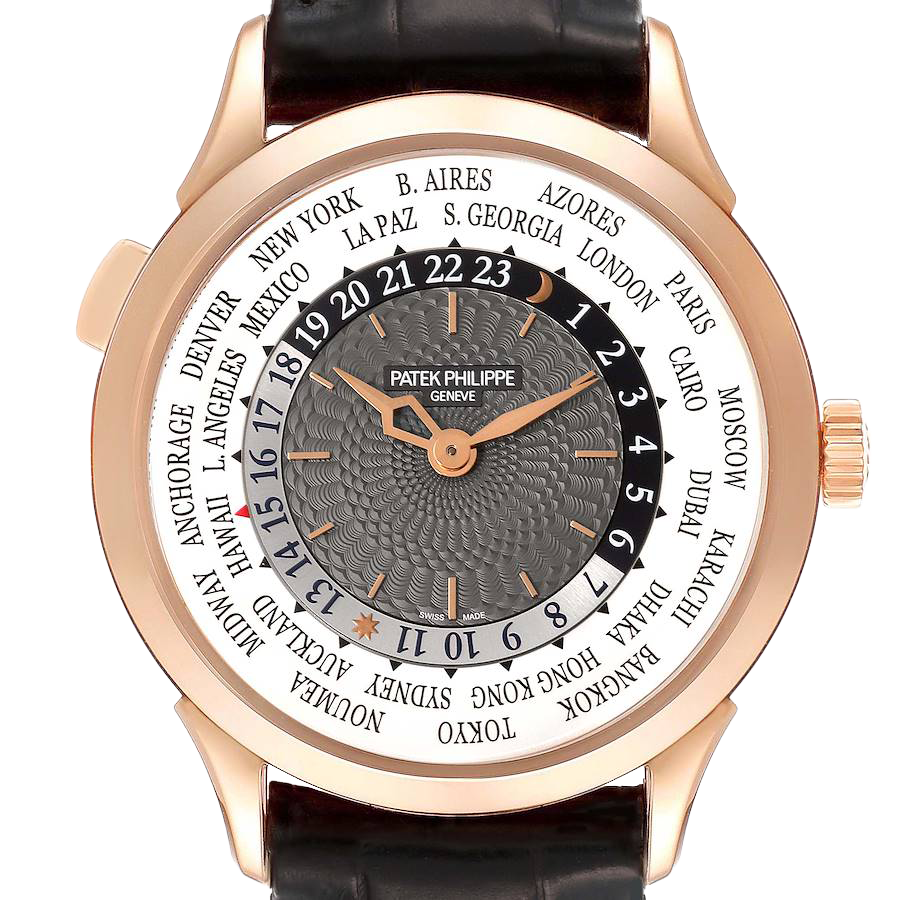 Patek Philippe World Time Complications Rose Gold Mens Watch 5230R - Image 2